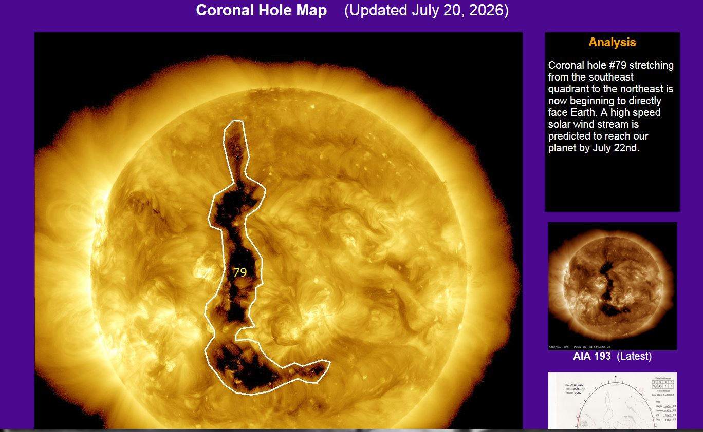 Coronal Hole Vertical 